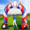 9Ft Giant Baseball Inflatables Arch Baseball Blow Up Decoration with LED / Jumbo Inflatable Archway, Sports